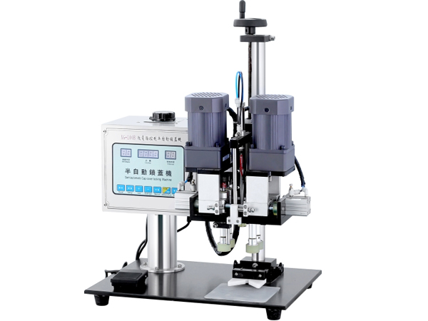 半自動夾旋式旋蓋機